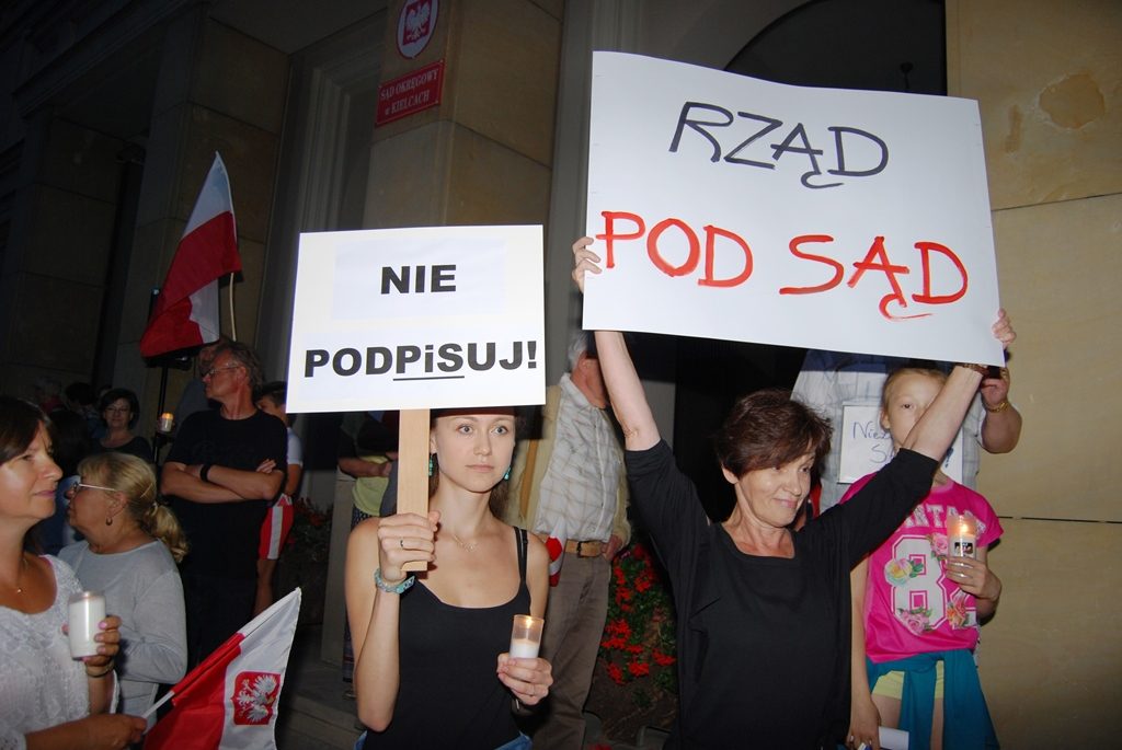 Protest KOD. 22 lipca — sądny dzień