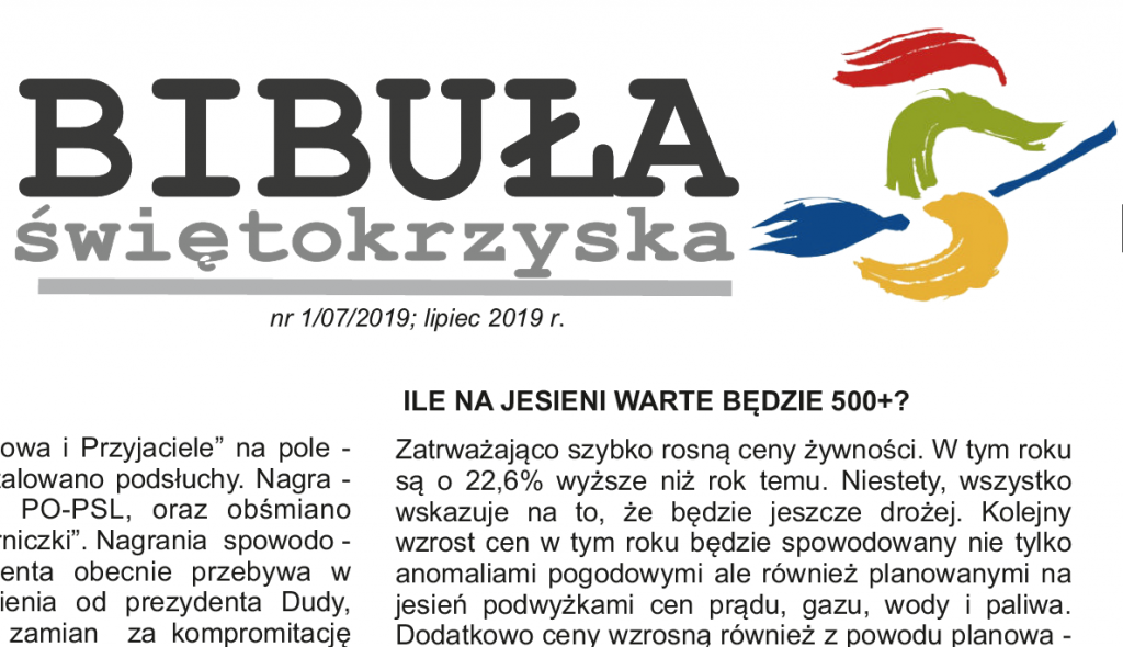 Jest „Bibuła Świętokrzyska”