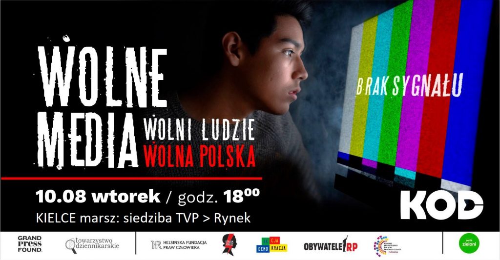 Kielce i nie tylko. Demonstracje w obronie wolnych mediów