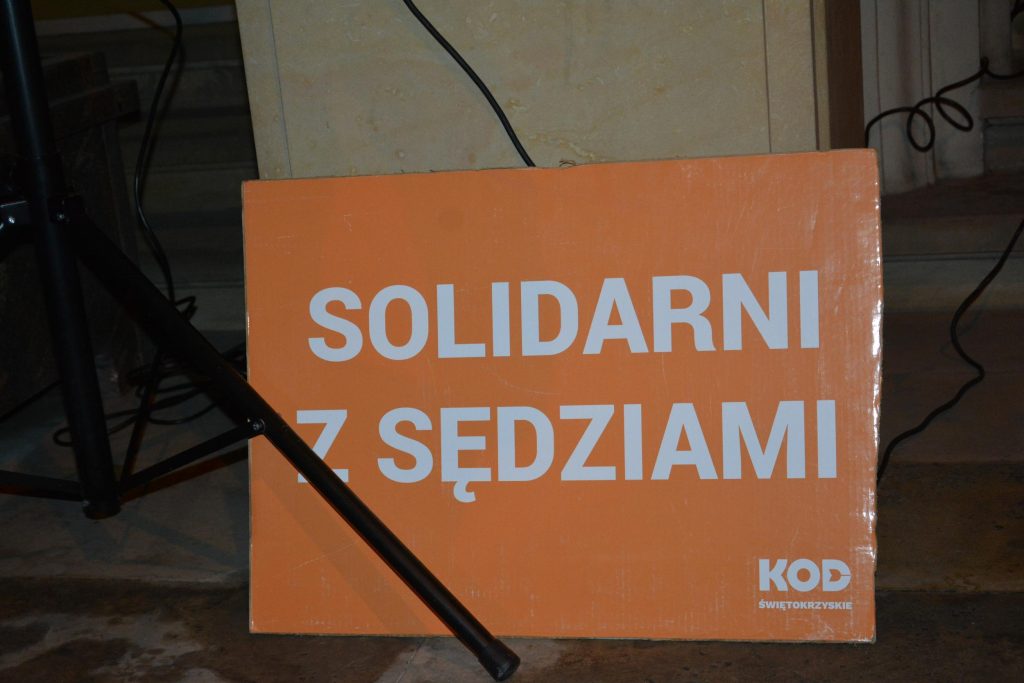 Kielce solidarne z sędziami