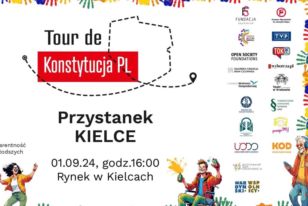 Tour de Konstytucja w Kielcach