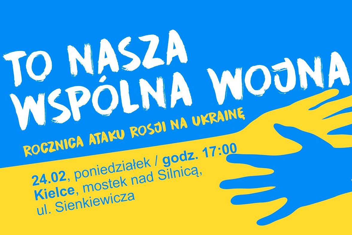 Pikieta Solidarni z Ukrainą — To nasza wspólna wojna